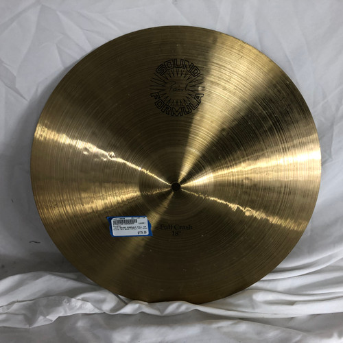 Vist Large View of Product Image Which is Used Paiste 18IN SOUND FORMULA FULL CRASH Vintage Crash Cymbal 18"