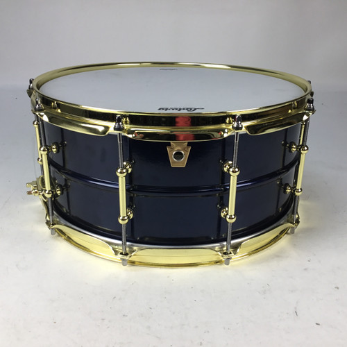 Vist Large View of Product Image Which is Used Ludwig BLUEPHONIC 14X6.5 SNARE Metal Snare Drum 14"