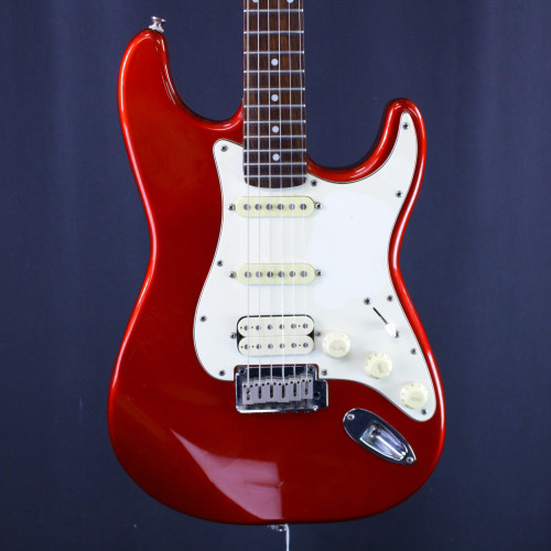 Vist Large View of Product Image Which is Used Squier STRAT STANDARD HSS S Type Electric Guitar Red 6-String