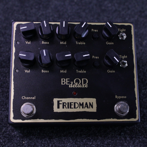 Vist Large View of Product Image Which is Used Friedman BE-OD DELUXE Overdrive Pedal