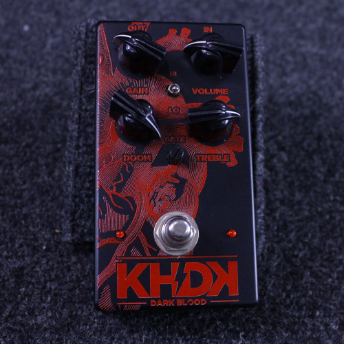 Vist Large View of Product Image Which is Used DARK BLOOD KHDK KIRK HAMMETT Distortion Pedal