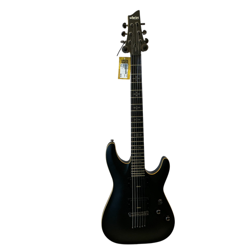 Vist Large View of Product Image Which is Used Schecter DEMON-6 S Type Electric Guitar Black 6-String