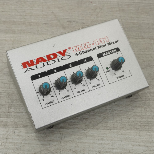Vist Large View of Product Image Which is Used Nady MM-141 Compact Mixer