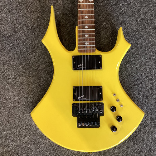 Vist Large View of Product Image Which is Used BC Rich NJ VIRGIN Pointy Electric Guitar Yellow 6-String