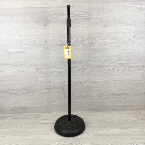 Vist Large View of Product Image Which is Used On Stage ROUND BASE MIC STAND Microphone Stand