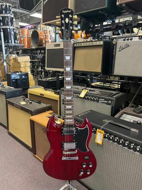 Vist Large View of Product Image Which is Used Epiphone SG SG Type Electric Guitar Red 6-String