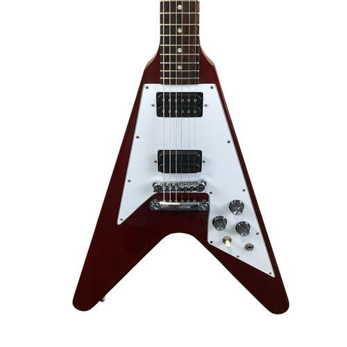 Vist Large View of Product Image Which is Used Gibson FLYING V Electric Guitar Red 6-String