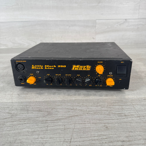 Vist Large View of Product Image Which is Used Markbass Blackline Little Mark 250 - 250-watt Bass Amplifier Head