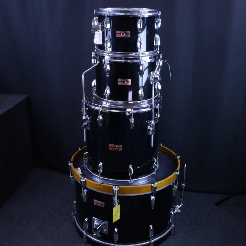 Vist Large View of Product Image Which is Used Yamaha 4 PC TOUR CUSTOM KIT Drum Shell Kit Black