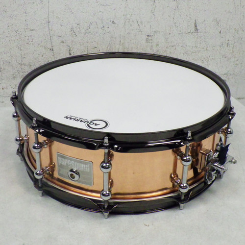 Vist Large View of Product Image Which is Used Puresound Ltd Ed Ultrasonic Copper Snare Metal Snare Drum 14"