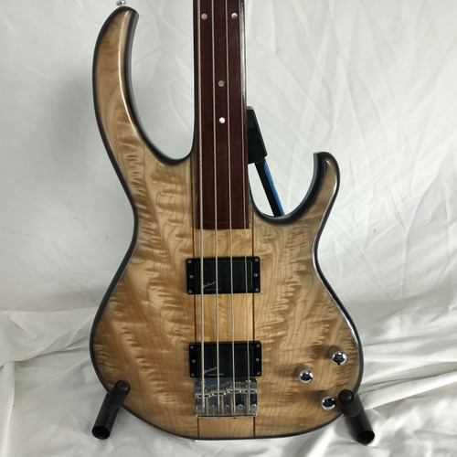 Vist Large View of Product Image Which is Used FRETLESS CUSTOM BASS Vintage Bass Guitar Natural 4-String