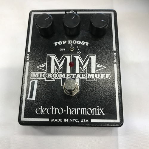 Vist Large View of Product Image Which is Used Electro Harmonix (E/H) MICRO METAL MUFF Fuzz Pedal