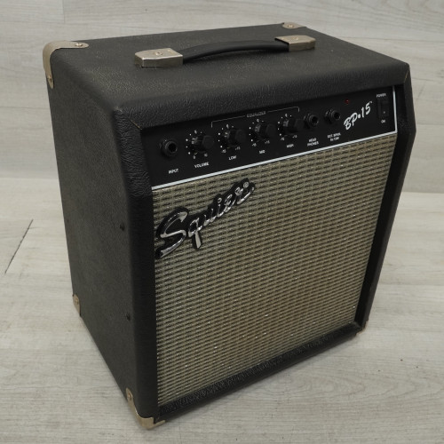 Vist Large View of Product Image Which is Used Squier BP-15 1x10 Bass Combo Amplifier