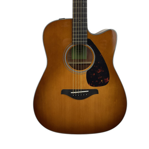 Vist Large View of Product Image Which is Used Yamaha FGX800C Laminate Top Acoustic Guitar Amber