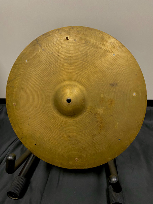 Vist Large View of Product Image Which is Used Zildjian SMALL STAMP 16 CRASH W/RIVETS Vintage Crash Cymbal 16"