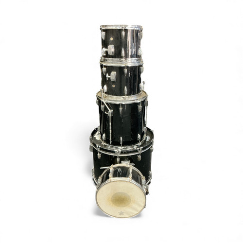 Vist Large View of Product Image Which is Used Groove Percussion 6 PIECE SHELL KIT BLACK Drum Shell Kit Black