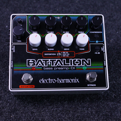 Vist Large View of Product Image Which is Used Electro Harmonix (E/H) BATTALION BASS PREAMP Overdrive Pedal