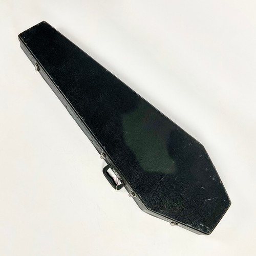 Vist Large View of Product Image Which is Used Coffin Red Velvet Electric Guitar Case