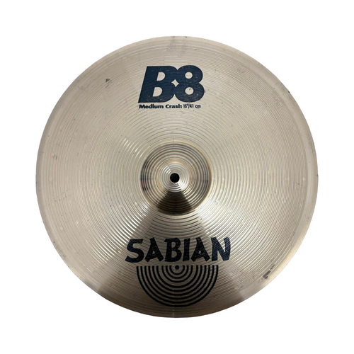 Vist Large View of Product Image Which is Used Sabian 16-INCH B8 MEDIUM CRASH Crash Cymbal 16"