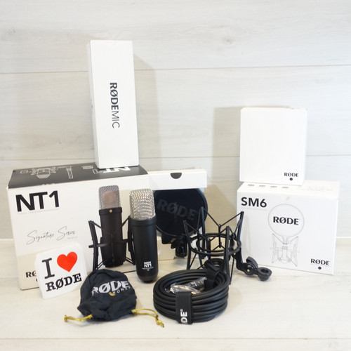 Vist Large View of Product Image Which is Used Rode NT1 W/SHOCK MOUNT Microphone