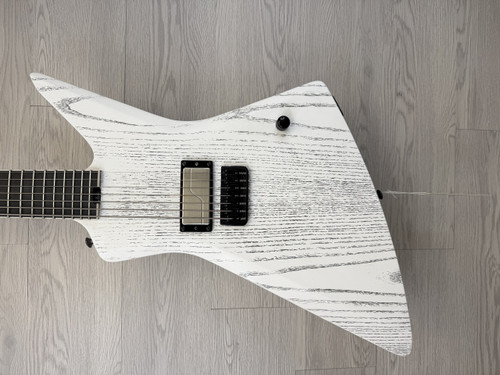 Vist Large View of Product Image Which is Used Balaguer TYPHON CUSTOM Modern Metal Electric Guitar White 7-String