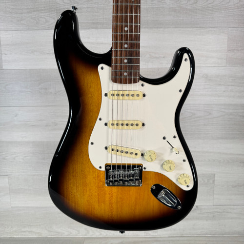 Vist Large View of Product Image Which is Used Squier Bullet Stratocaster Electric Guitar - Sunburst