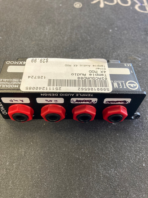 Vist Large View of Product Image Which is Used Temple Audio 4X MOD Pedal Board