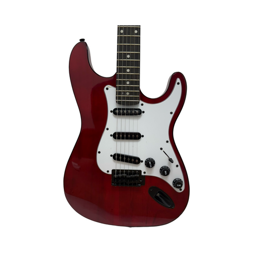 Vist Large View of Product Image Which is Used BETTER CHOICE PRODUCTS STRATOCASTER STYL S Type Electric Guitar Red 6-String