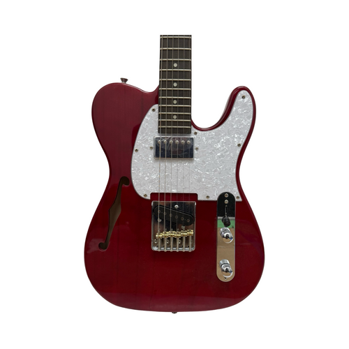 Vist Large View of Product Image Which is Used Glarry TELECASTER STYLE ELECTRIC GUITAR T Type Electric Guitar Red 6-String