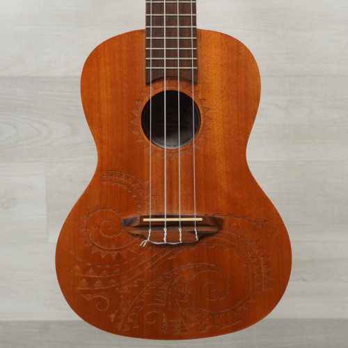 Vist Large View of Product Image Which is Used Luna Uke Tc Mah Ukulele Wood