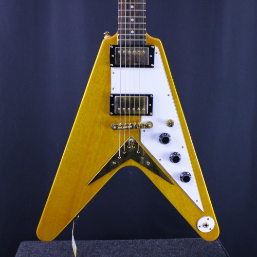 Vist Large View of Product Image Which is Used Epiphone KORINA FLYING V Electric Guitar Amber 6-String