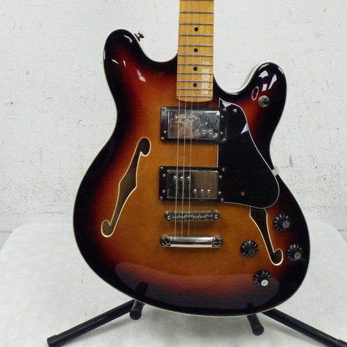 Vist Large View of Product Image Which is Used Squier Classic Vibe Starcaster Semi-Hollow Electric Guitar Sunburst 6-String
