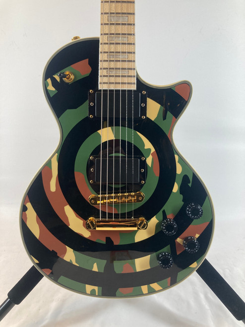 Vist Large View of Product Image Which is Used Firefly Elite FFSP Zakk Wylde Custom Graphics Electric Guitar 
