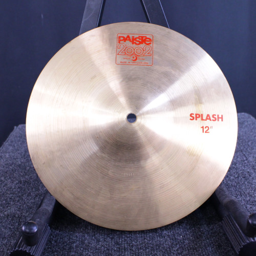 Vist Large View of Product Image Which is Used Paiste 12 2002 SPLASH CYMBAL Splash Cymbal 12"