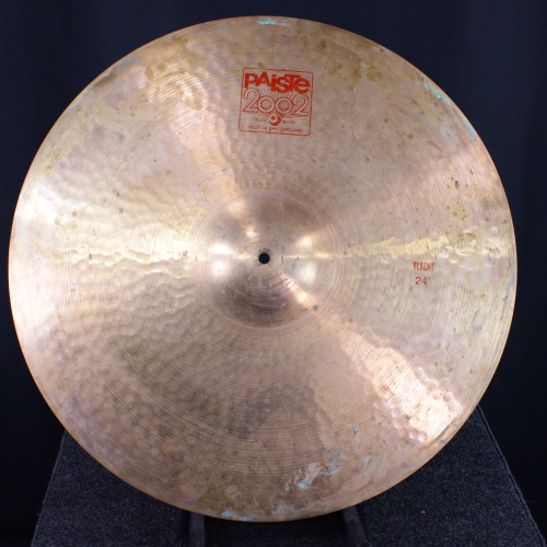 Vist Large View of Product Image Which is Used Paiste 24 2002 RIDE CYMBAL China Cymbal 24"