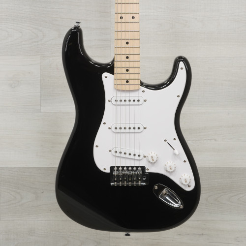 Vist Large View of Product Image Which is Used Squier Sonic Stratocaster Electric Guitar Black