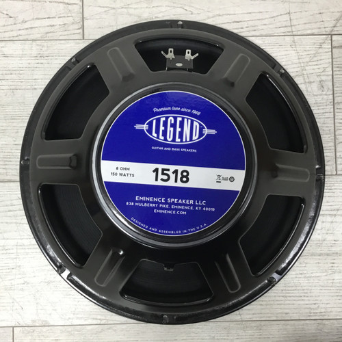 Vist Large View of Product Image Which is Used Eminence 1518 Legend 15"  8 Ohm 150 Watt Raw Speaker