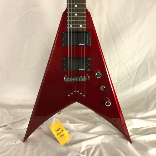 Vist Large View of Product Image Which is Used Jackson JS30KY Pointy Electric Guitar Red 6-String