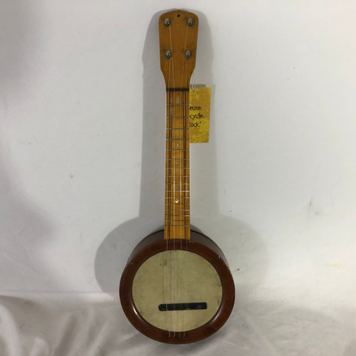 Vist Large View of Product Image Which is Used VINTAGE BANJOLELE Vintage Ukulele Wood