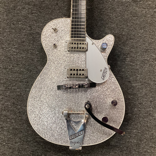 Vist Large View of Product Image Which is Used Gretsch G6129T LP Type Electric Guitar Silver/Gray 6-String