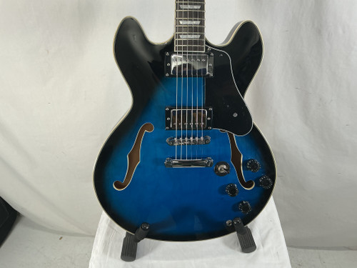 Vist Large View of Product Image Which is Used FIREFLY SEMI HOLLOW Semi-Hollow Electric Guitar Blue 6-String