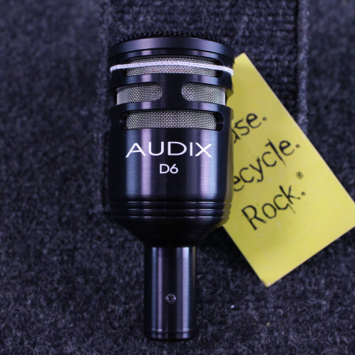 Vist Large View of Product Image Which is Used Audix D6 DYNAMIC DRUM MIC Dynamic Microphone