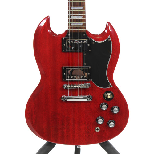 Vist Large View of Product Image Which is Used Epiphone G-400 SG Type Electric Guitar Red 6-String