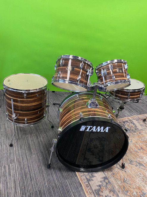 Vist Large View of Product Image Which is Used Tama IMPERIALSTAR COFFEE TEAK 5PC Drum Shells and Hardware Wood