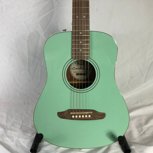 Vist Large View of Product Image Which is Used Fender CALIFORNIA STD REDONDO MINI Laminate Top Acoustic Guitar Green 6-String