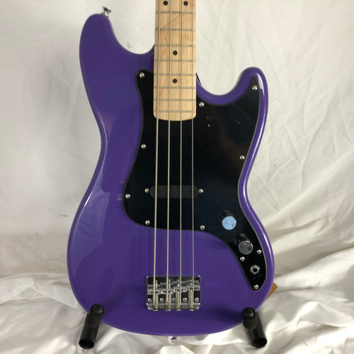 Vist Large View of Product Image Which is Used Squier SONIC BRONO BASS P Type Bass Guitar Purple 4-String