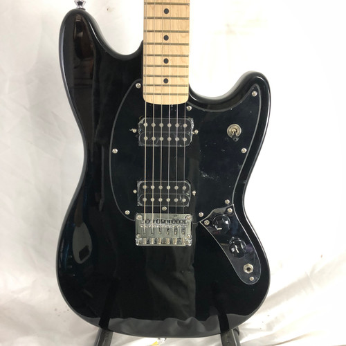 Vist Large View of Product Image Which is Used Squier SONIC MUSTANG T Type Electric Guitar Black 6-String