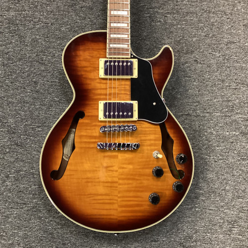 Vist Large View of Product Image Which is Used Ibanez AGS73FM Semi-Hollow Electric Guitar Sunburst 6-String