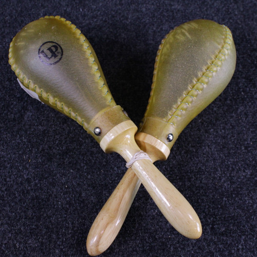 Vist Large View of Product Image Which is Used Latin Percussion - LP MARACAS LP395 RAWHIDE PAIR Hand Percussion