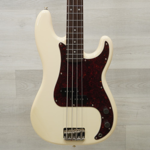 Vist Large View of Product Image Which is Used Squier Classic Vibe 60s Precision Bass Guitar White